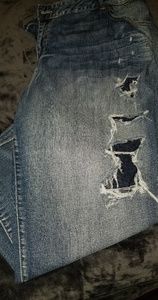 Women's Denim Jeans(Ripped Front Jeans)